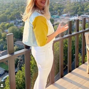 Colorblock blouse